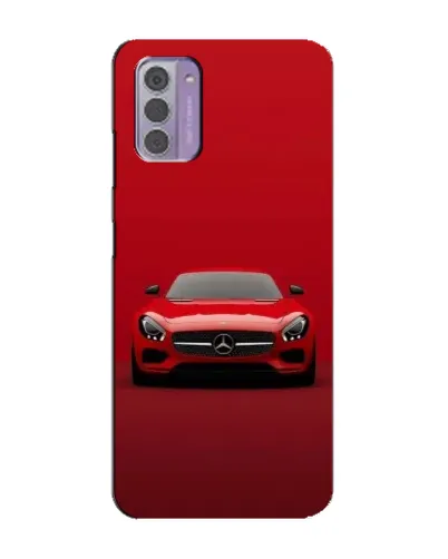Чехол для Nokia G42 с картинкой «Красный Mercedes AMG»