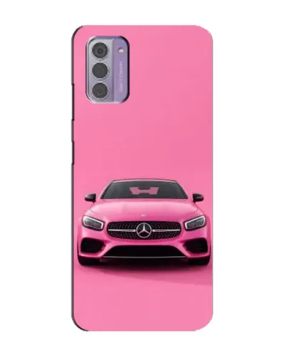 Чехол для Nokia G42 с картинкой «Розовый Mercedes AMG» Чехол для Nokia G42 с картинкой «Розовый Mercedes AMG»