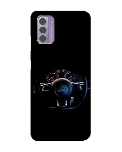 Чехол для Nokia G42 с картинкой «Салон Audi — руль»