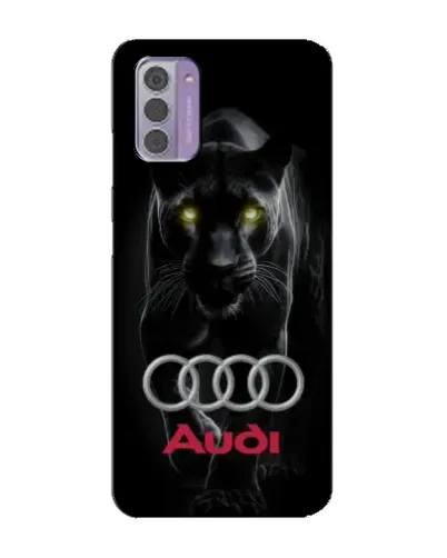 Чехол для Nokia G42 с картинкой «Пантера и Audi»