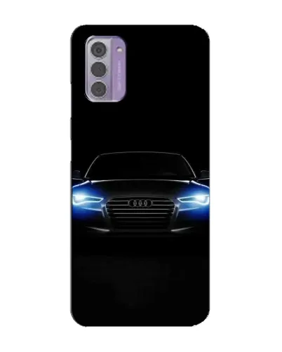 Чехол для Nokia G42 с картинкой «Audi в неоне»