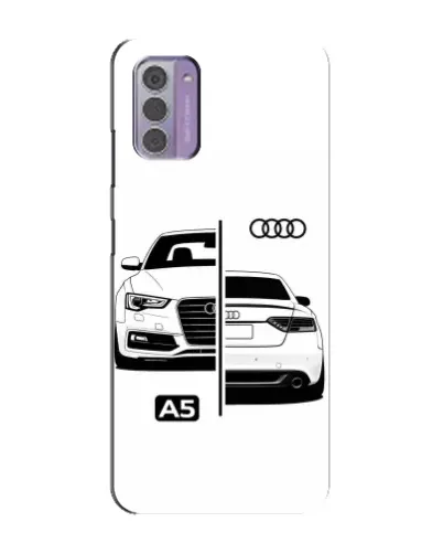 Чехол для Nokia G42 с картинкой «Audi — контрастный дизайн»