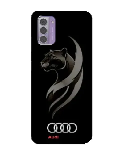 Чехол для Nokia G42 с картинкой «Графика — пантера и Audi»