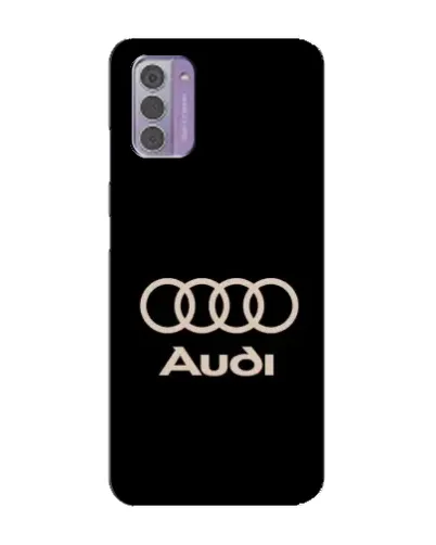 Чехол для Nokia G42 с картинкой «Audi — золотой логотип»
