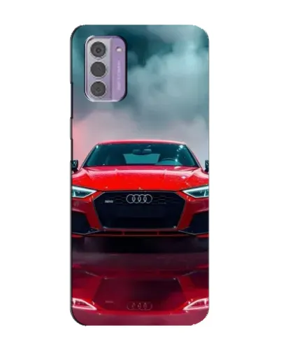 Чехол для Nokia G42 с картинкой «Audi RS — красный стиль»
