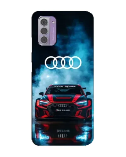 Чехол для Nokia G42 с картинкой «Audi Sport — неон»