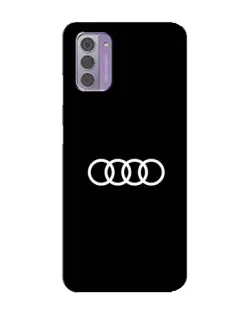 Чехол для Nokia G42 с картинкой «Audi White Logo»