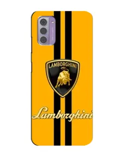 Чехол для Nokia G42 с картинкой «Lamborghini Stripe желтый» Чехол для Nokia G42 с картинкой «Lamborghini Stripe желтый»