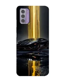 Чехол для Nokia G42 с картинкой «Ночной Lamborghini драйв»