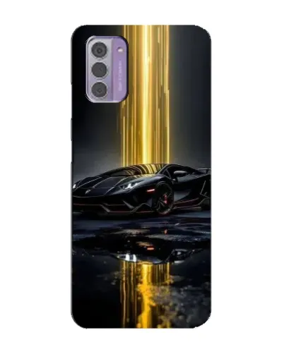 Чехол для Nokia G42 с картинкой «Ночной Lamborghini драйв»