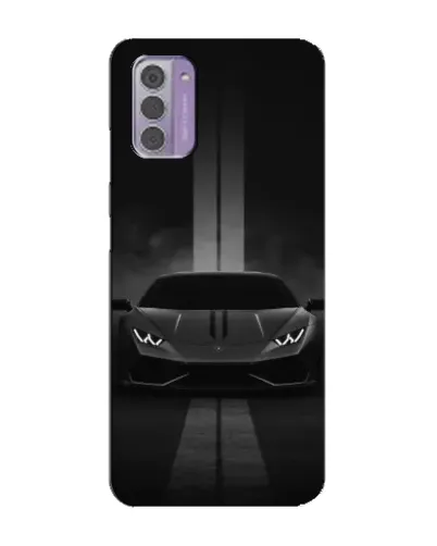 Чехол для Nokia G42 с картинкой «Lamborghini симметрия дорог»