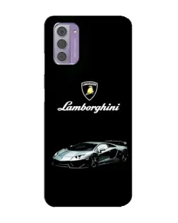 Чехол для Nokia G42 с картинкой «Логотип Lamborghini классика»