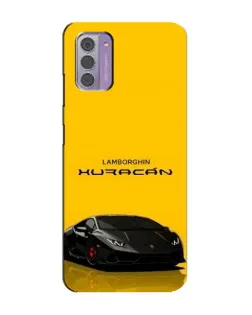 Чехол для Nokia G42 с картинкой «Lamborghini Huracan черный»