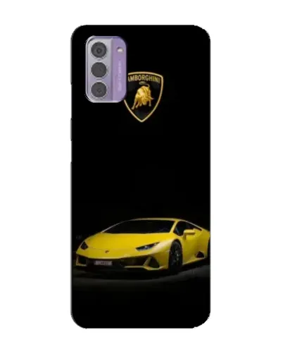 Чехол для Nokia G42 с картинкой «Lamborghini желтый акцент»