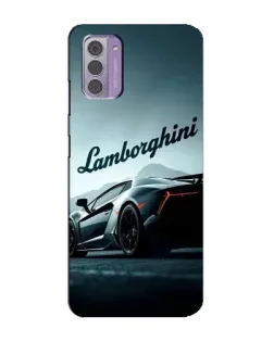 Чехол для Nokia G42 с картинкой «Классическая надпись Lamborghini»