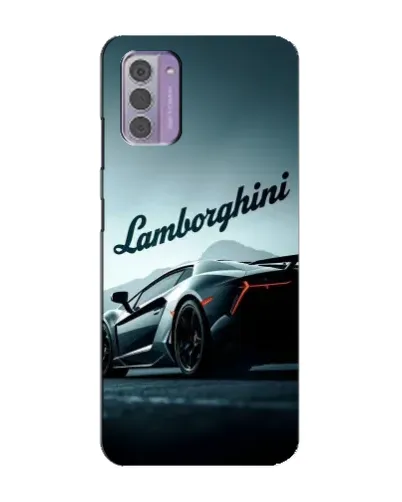 Чехол для Nokia G42 с картинкой «Классическая надпись Lamborghini»