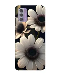 Чехол для Nokia G42 с картинкой «Белые маргаритки макро»