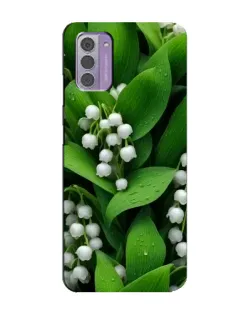 Чехол для Nokia G42 с картинкой «Ландыши в зелени»