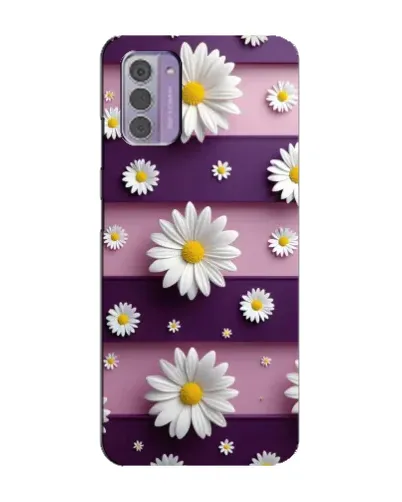 Чехол для Nokia G42 с картинкой «Ромашки на фиолетовом» Чехол для Nokia G42 с картинкой «Ромашки на фиолетовом»