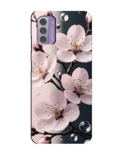 Чехол для Nokia G42 с картинкой «Нежная сакура и капли»