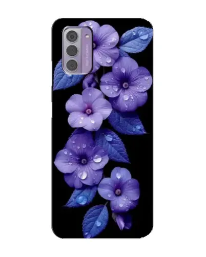 Чехол для Nokia G42 с картинкой «Фиолетовые цветы с росою» Чехол для Nokia G42 с картинкой «Фиолетовые цветы с росою»