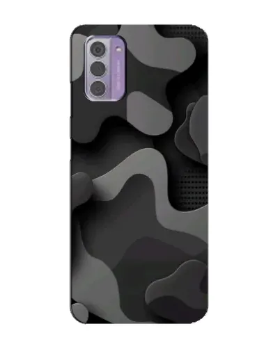 Чехол для Nokia G42 с картинкой «Темный абстрактный камуфляж»