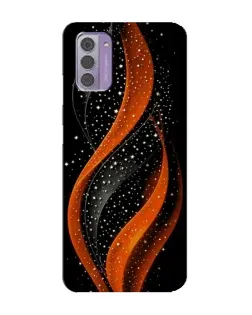 Чехол для Nokia G42 с картинкой «Огненная звездная волна»