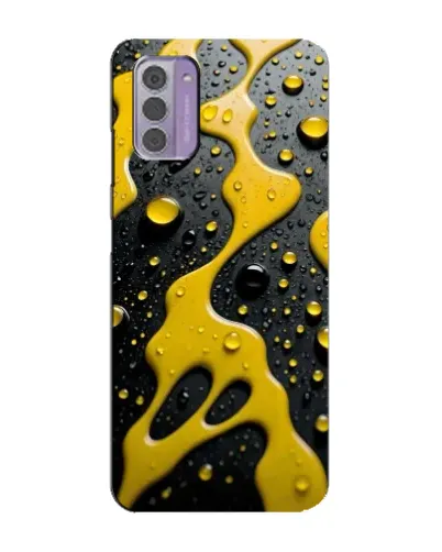 Чехол для Nokia G42 с картинкой «Жидкое желтое золото»