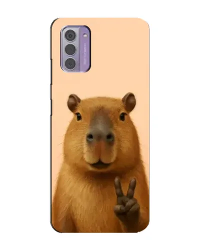 Чехол для Nokia G42 с картинкой «Капибара виктория»