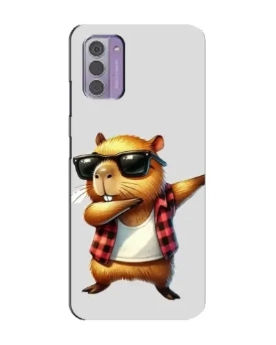 Чехол для Nokia G42 с картинкой «Капибара рэпер даб»