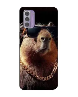 Чехол для Nokia G42 с картинкой «Капибара золотая цепь» Чехол для Nokia G42 с картинкой «Капибара золотая цепь»