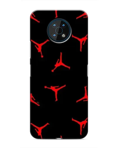 Чехол для Nokia G50 с картинкой «Jordan Red Pattern»