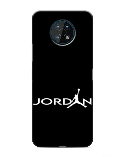 Чехол для Nokia G50 с картинкой «Jordan White Logo»