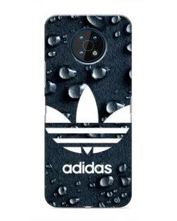 Чехол для Nokia G50 с картинкой «Adidas Trefoil Blue»