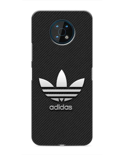 Чехол для Nokia G50 с картинкой «Adidas Карбоновая текстура»