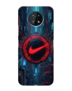 Чехол для Nokia G50 с картинкой «Техногенный стиль Nike» Чехол для Nokia G50 с картинкой «Техногенный стиль Nike»