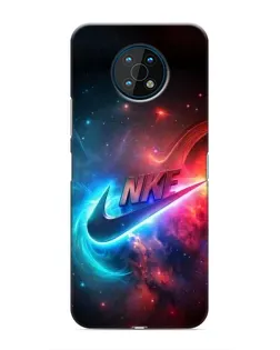 Чехол для Nokia G50 с картинкой «Огненный логотип Nike» Чехол для Nokia G50 с картинкой «Огненный логотип Nike»