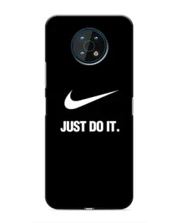 Чехол для Nokia G50 с картинкой «Классический принт Nike» Чехол для Nokia G50 с картинкой «Классический принт Nike»