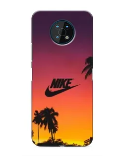 Чехол для Nokia G50 с картинкой «Nike на закате солнца» Чехол для Nokia G50 с картинкой «Nike на закате солнца»