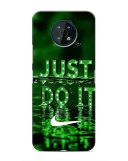 Чехол для Nokia G50 с картинкой «Зеленый неоновый Nike» Чехол для Nokia G50 с картинкой «Зеленый неоновый Nike»