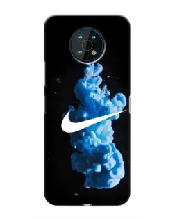 Чехол для Nokia G50 с картинкой «Nike и синий дым» Чехол для Nokia G50 с картинкой «Nike и синий дым»