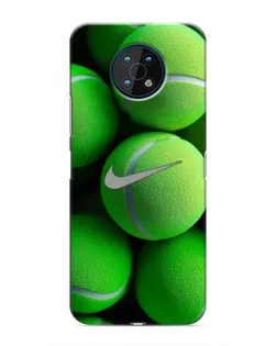Чехол для Nokia G50 с картинкой «Теннисные мячи Найк» Чехол для Nokia G50 с картинкой «Теннисные мячи Найк»