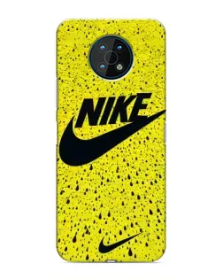 Чехол для Nokia G50 с картинкой «Желтый текстурный Nike» Чехол для Nokia G50 с картинкой «Желтый текстурный Nike»