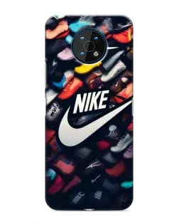 Чехол для Nokia G50 с картинкой «Коллекция кроссовок Nike» Чехол для Nokia G50 с картинкой «Коллекция кроссовок Nike»
