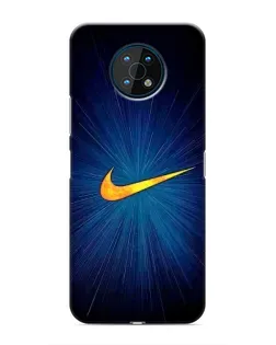 Чехол для Nokia G50 с картинкой «Синий пульс Nike» Чехол для Nokia G50 с картинкой «Синий пульс Nike»