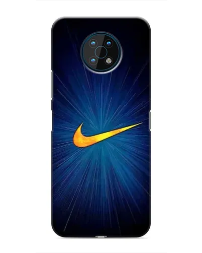 Чехол для Nokia G50 с картинкой «Синий пульс Nike» Чехол для Nokia G50 с картинкой «Синий пульс Nike»