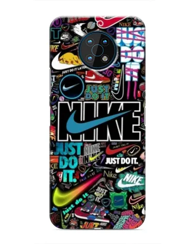 Чехол для Nokia G50 с картинкой «Яркий коллаж Nike» Чехол для Nokia G50 с картинкой «Яркий коллаж Nike»
