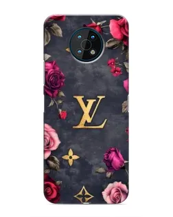 Чехол для Nokia G50 с картинкой «Цветочный Louis Vuitton»