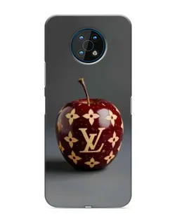 Чехол для Nokia G50 с картинкой «Красное яблоко LV»