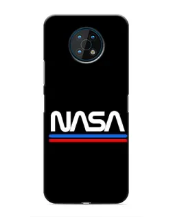 Чехол для Nokia G50 с картинкой «NASA — классика Red Blue»
